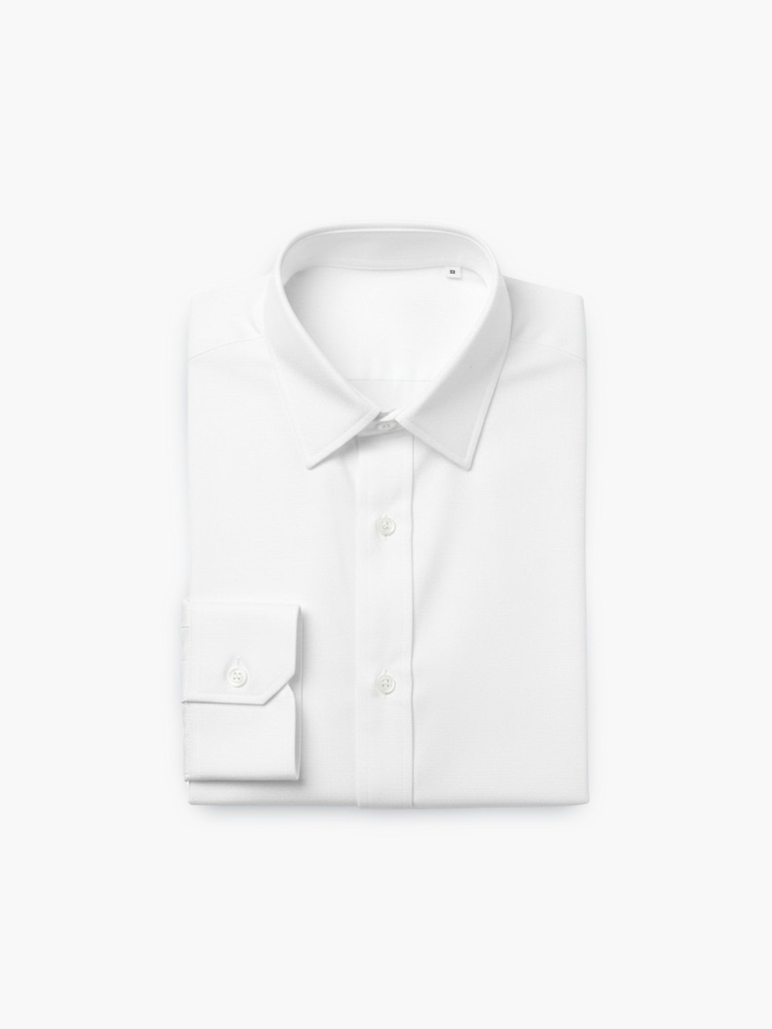 Chemise blanche en coton, modèle classique